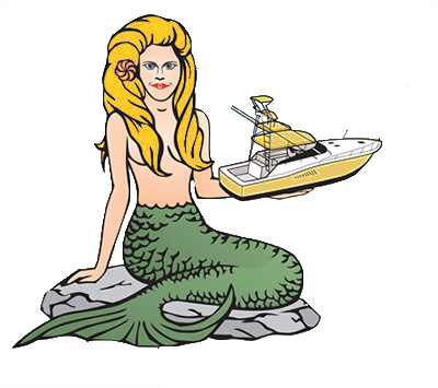 mermaid marine service logo